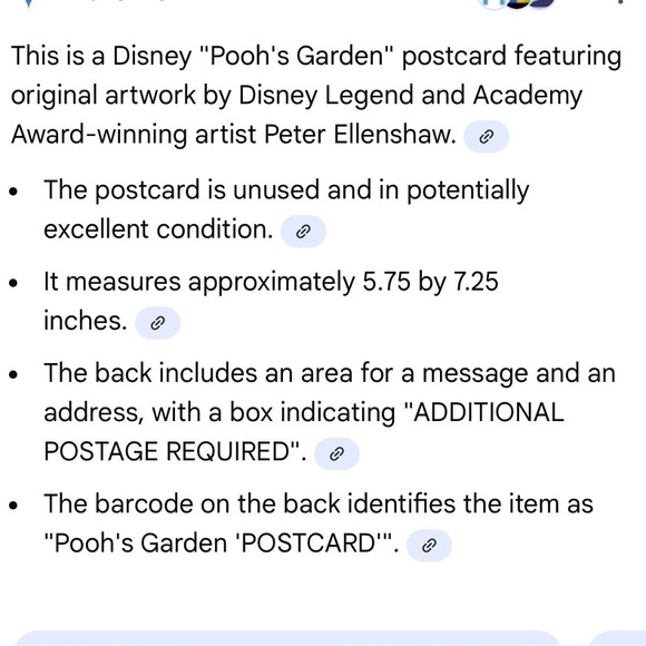 Winnie the Pooh Garden Art Print postcard - Picture 5 of 5